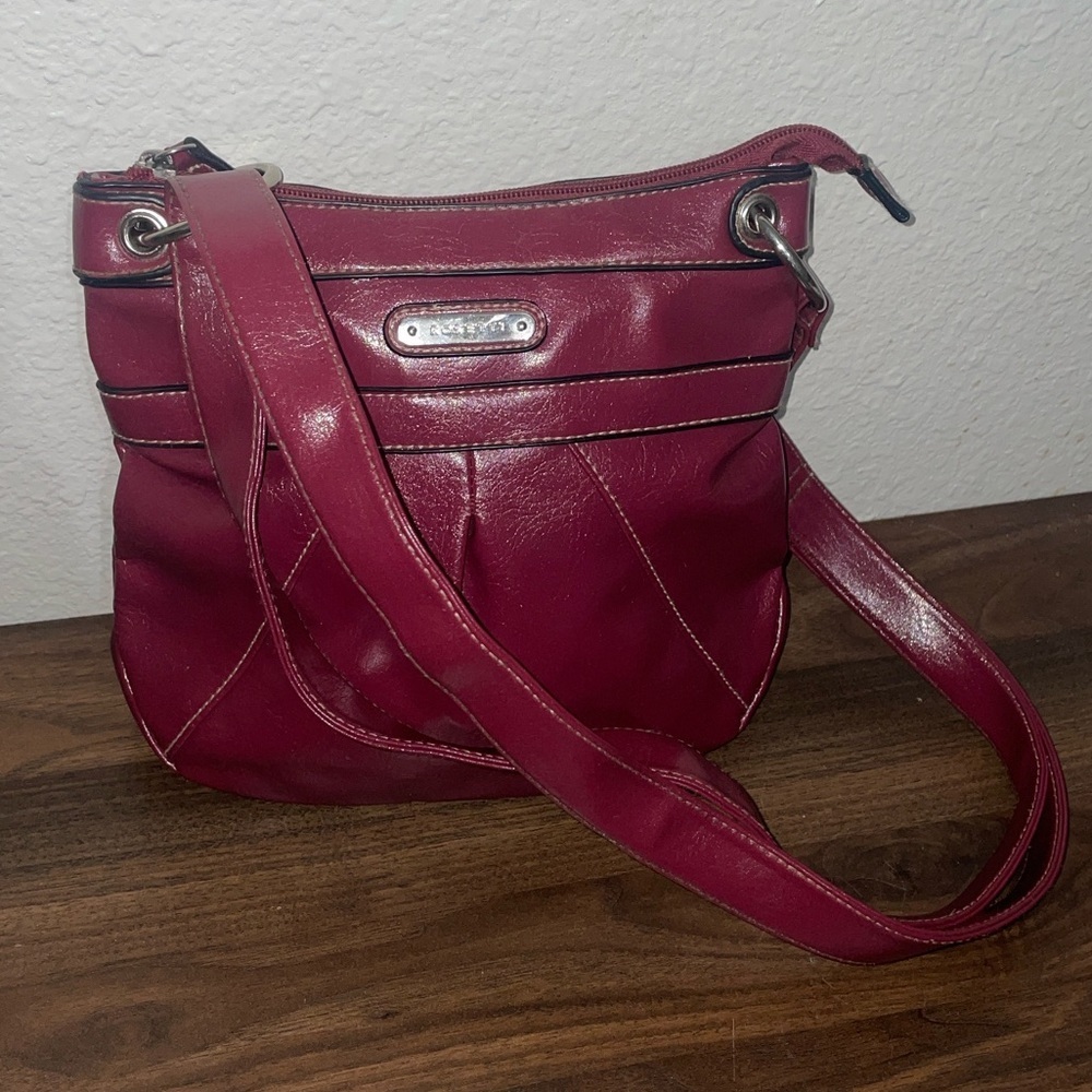 Rosetti Deep Red Crossbody Bag